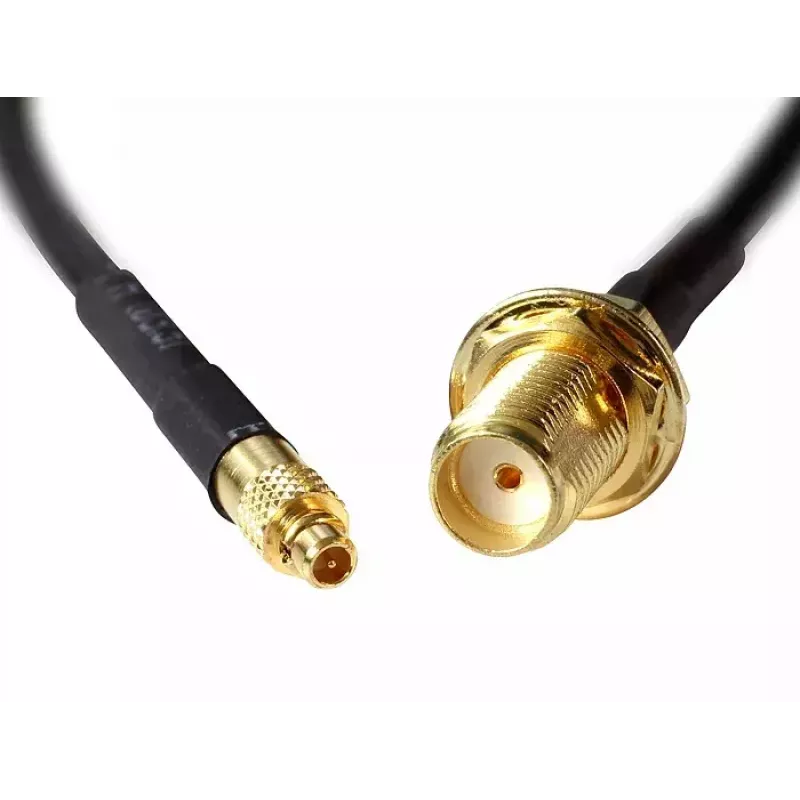 Koaksiaalikaapeli DeLOCK 88580 0,2 m SMA MMCX musta