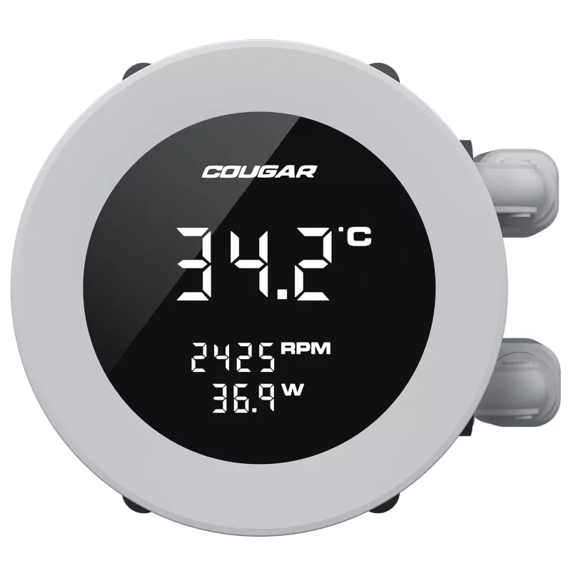 COUGAR CPU-vesijäähdytys Poseidon Vistek 240, ARGB, valkoinen