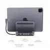 Kannettavan telakka Satechi ST-TCSHIPM USB-C (USB 3.2 Gen 1) HDMI, SD/MicroSD, 60W PD, harmaa