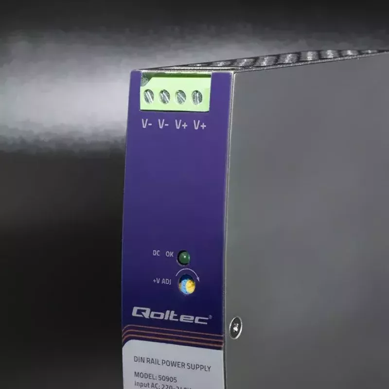 Teollinen DIN-kiskovirtalähde QOLTEC 50905