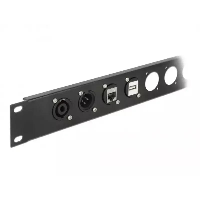 Delock 86786 D-tyypin moduuli HDMI-A 90 asteen kulma naaras - naaras, musta