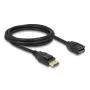 DeLOCK DisplayPort 1.2 -jatkokaapeli 4K 60 Hz 2 m