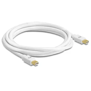 Kaapeli Mini DisplayPort - Mini DisplayPort DeLOCK 83471 0,5 m valkoinen