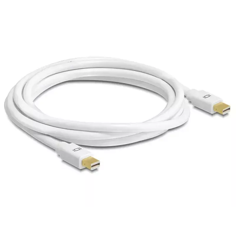 Kaapeli Mini DisplayPort - Mini DisplayPort DeLOCK 83471 0,5 m valkoinen