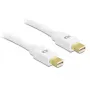 Kaapeli Mini DisplayPort - Mini DisplayPort DeLOCK 83471 0,5 m valkoinen