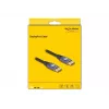 DeLOCK DisplayPort-kaapeli 8K 60 Hz 1 m violetti metalli