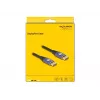 DeLOCK DisplayPort-kaapeli 8K 60 Hz 2 m violetti metalli