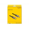 DeLOCK DisplayPort-kaapeli 8K 60 Hz 3 m violetti metalli