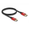 DeLOCK DisplayPort-kaapeli 8K 60 Hz 5 m punainen metalli