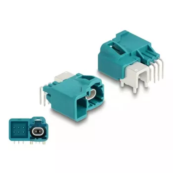 DeLOCK HDMTD yksittäinen Powerpin-liitin kulmikas PCB:lle 90° liitäntä