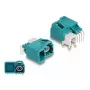 DeLOCK HDMTD yksittäinen Powerpin-liitin kulmikas PCB:lle 90° liitäntä