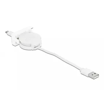 Kaapeli DeLOCK Easy 45 -moduuli USB 2.0 sisäänvedettävä USB Type-A - Micro-B
