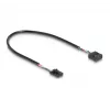 DeLOCK USB 2.0 -piikkilistakeskitin 2 porttia musta sininen
