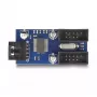 DeLOCK USB 2.0 -piikkilistakeskitin 2 porttia musta sininen