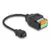 DeLOCK USB 2.0 -kaapeli Mini-B-naaras liitinrimasovittimeen 15 cm