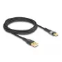 DeLOCK USB 2.0 -kaapeli Type-A-uros – Type-C-uros 60W 2 m