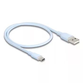 USB-kaapeli DeLOCK 81221 USB 2.0 0,5 m USB A USB C sininen