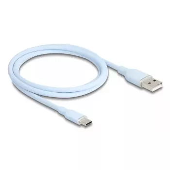 DeLOCK USB-kaapeli USB 2.0 1 m USB A USB C sininen 81222