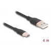 DeLOCK USB-kaapeli USB 2.0 4 m USB A USB C musta 81228