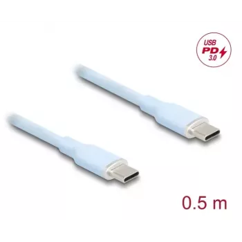 USB-kaapeli DeLOCK 81233 USB 2.0 0,5 m USB-C sininen