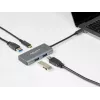 USB-keskitin DeLOCK ulkoinen USB 10 Gbps USB Type-C -keskitin 63261