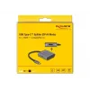 DeLOCK USB Type-C jakaja DP Alt Mode 1x HDMI 1x DisplayPort MST