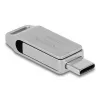 USB-muistitikku DeLOCK 256GB USB-C Type-A metallikotelo