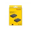 DeLOCK HDMI 2-1 -kytkin kaksisuuntainen 8K 60 Hz metalli musta