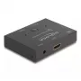 DeLOCK HDMI 2-1 -kytkin kaksisuuntainen 8K 60 Hz metalli musta