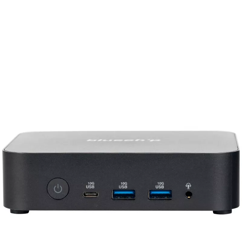 bluechip BUSINESSline M14150 Intel® N N150 8 GB DDR5-SDRAM 500 GB SSD Windows 11 Pro Mini-PC musta