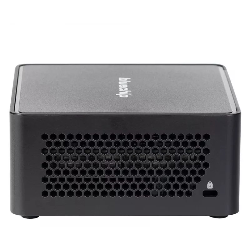 bluechip BUSINESSline M1435 Intel Core 3 100U 8 GB DDR5-SDRAM 500 GB SSD Windows 11 Pro Mini-PC musta