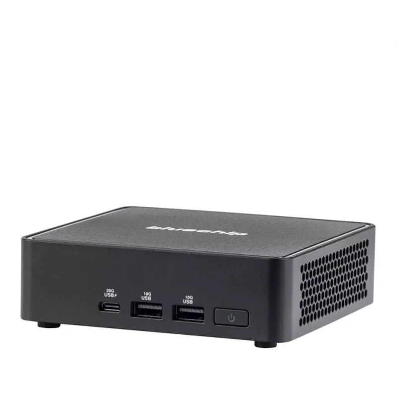 bluechip BUSINESSline M1550 Intel Core 5 210H 16 GB DDR5-SDRAM 500 GB SSD Windows 11 Pro Mini-PC musta