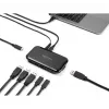 DeLOCK 64209 USB 3.2 Gen 2 Type-C -keskitin 10000 Mbit/s musta