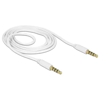 Audiokaapeli DeLOCK 83440 1m 3,5 mm valkoinen