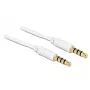 Audiokaapeli DeLOCK 83440 1m 3,5 mm valkoinen