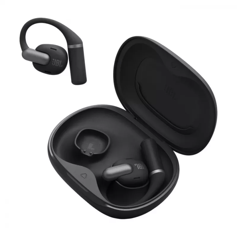Headset JBL Sense Pro TWS Bluetooth korvakoukku puheluihin ja musiikkiin, 20–40000 Hz, 95,2 g, musta
