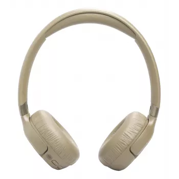 Headset JBL Tune 680NC, johdollinen & langaton (Bluetooth, USB-C), korvan ympäröivä, panta, beige, 20–20000 Hz, 161 g