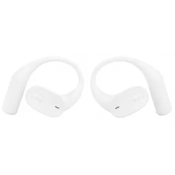 Headset JBL Sense Lite — langaton Bluetooth-korvanappikuuloke korvakoukulla, intraauraalinen, 20–20000 Hz, 83,5 g, valkoinen