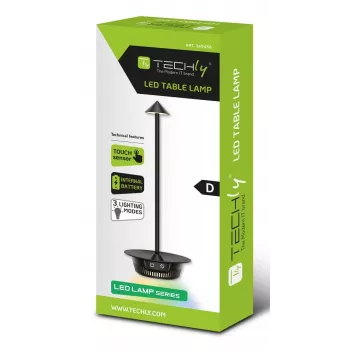 Techly I-LAMP-TABLE3 pöytävalaisin SMD LED-moduuli 1 W SMD LED D musta