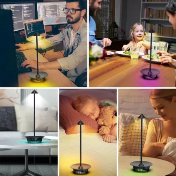 Techly I-LAMP-TABLE3 pöytävalaisin SMD LED-moduuli 1 W SMD LED D musta