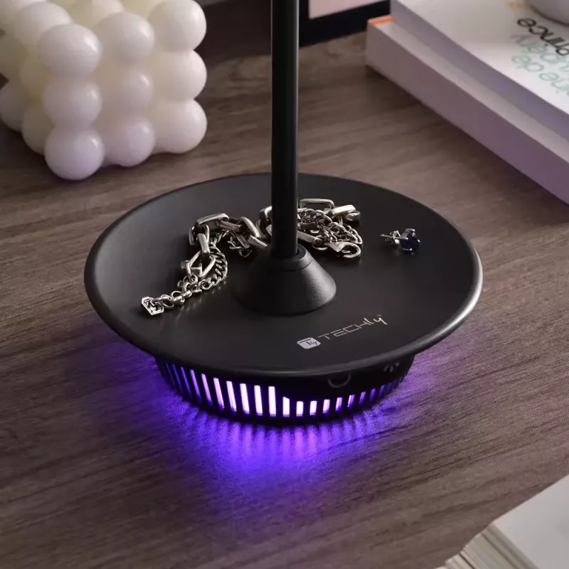 Techly I-LAMP-TABLE3 pöytävalaisin SMD LED-moduuli 1 W SMD LED D musta