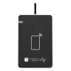 Techly I-CARD CAM-CIE RFID-lukija USB musta, hopea