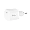 Equip 1-portti 20W USB-C PD laturi sisäkäyttöön AC valkoinen 100-240V