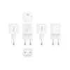 Equip 1-portti 20W USB-C PD laturi sisäkäyttöön AC valkoinen 100-240V