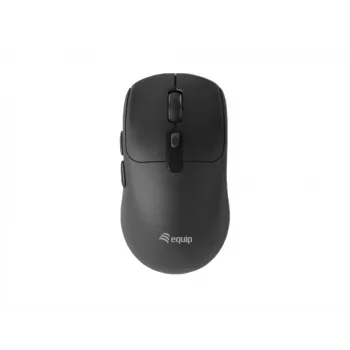 EQUIP molempikätinen 6-painikkeinen kaksitoiminen langaton hiiri, optinen 1600 DPI, RF + Bluetooth, musta