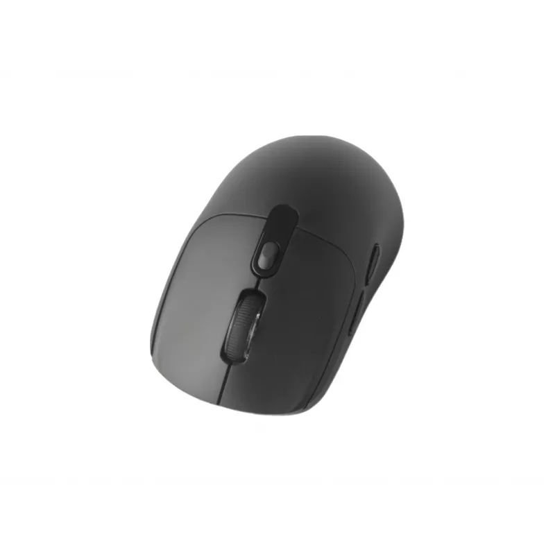 EQUIP molempikätinen 6-painikkeinen kaksitoiminen langaton hiiri, optinen 1600 DPI, RF + Bluetooth, musta