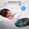 EQUIP molempikätinen 6-painikkeinen kaksitoiminen langaton hiiri, optinen 1600 DPI, RF + Bluetooth, musta