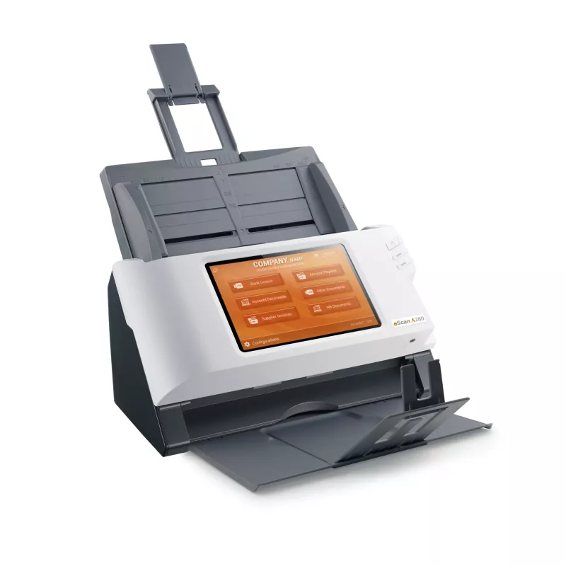 Plustek eScan A280 Enterprise ADF-skanneri 600 x 600 DPI A4 musta, valkoinen