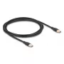USB-kaapeli DeLOCK 81239 2,5 m USB-C musta USB 2.0 0,48 Gbit/s