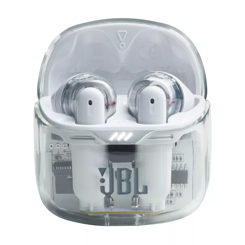 JBL Tune Flex Ghost Edition Headset True Wireless Stereo (TWS) In-ear puhelut/musiikki Bluetooth läpinäkyvä, valkoinen
